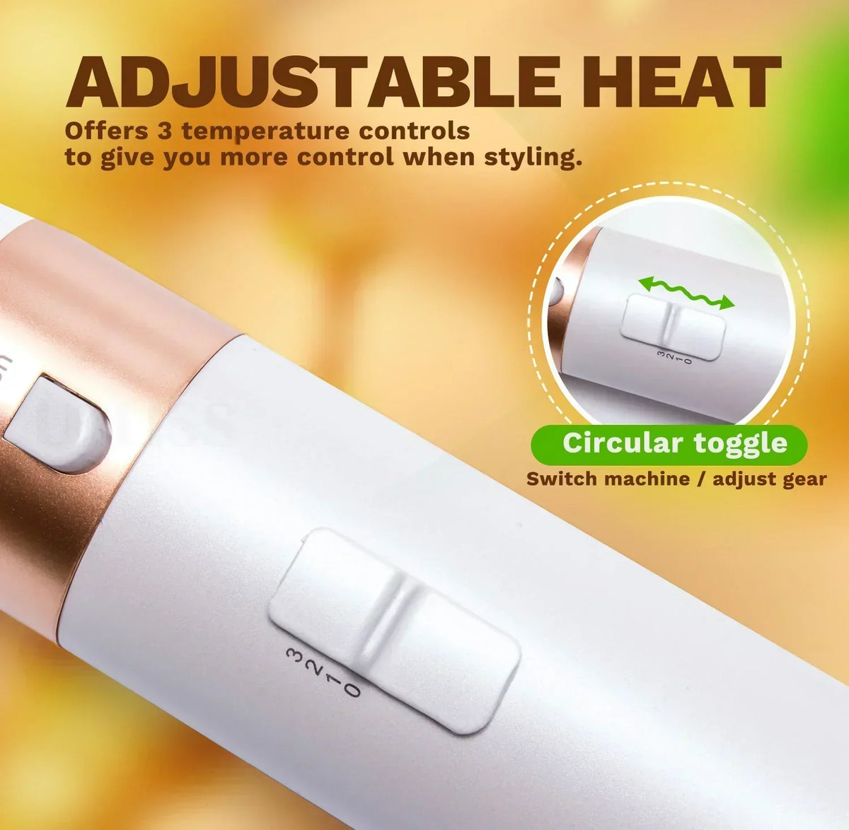Professional 5-in-1 Hair Styler With Hot Brush & Dryer | All-in-One Solution