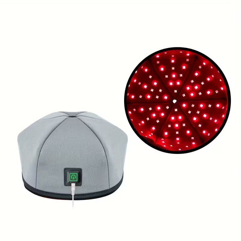 650nm/850nm Near-Infrared Red Light Hair Growth Cap – LED Therapy Regrowth